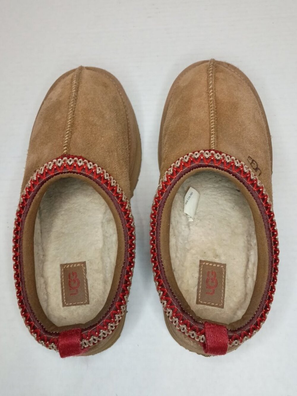 UGG Kids Tazz Platform Slipper Chestnut Size 5Y Fits Women 7 - Picture 3 of 9